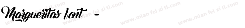 Margueritas font字体字体转换